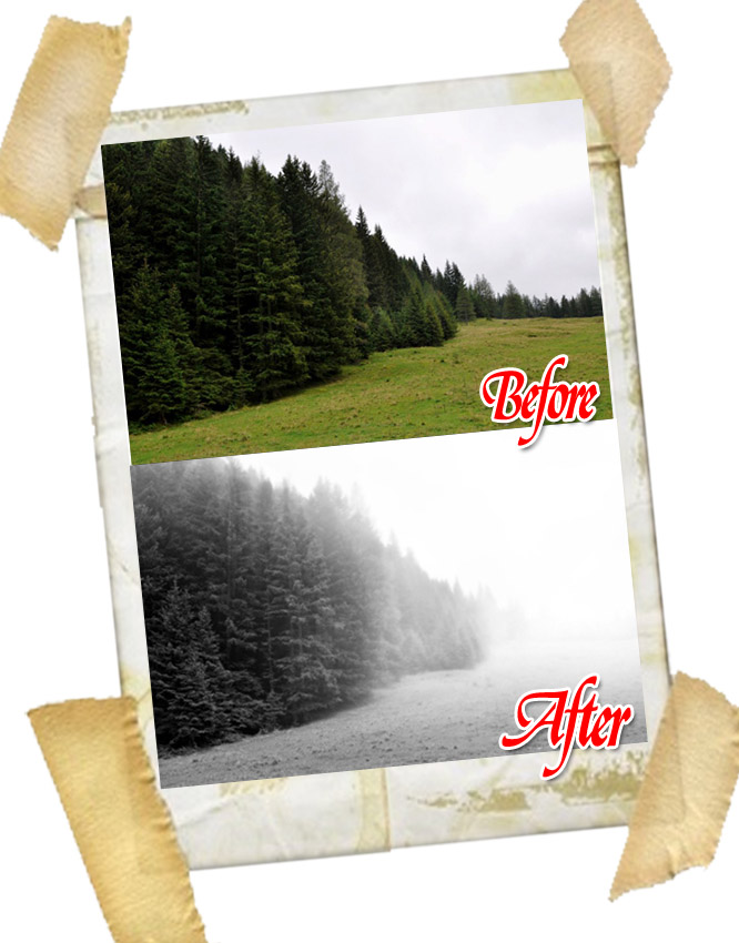19 Create a Realistic Mist Photo Effect in Photoshop