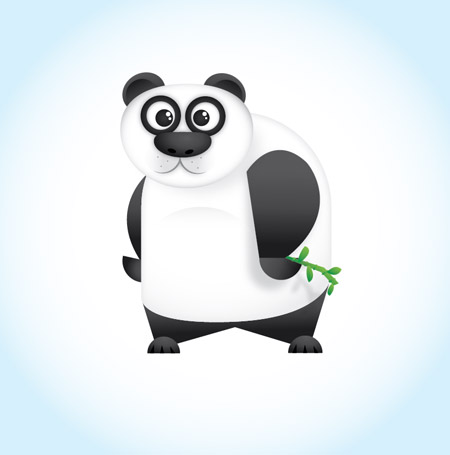 Create a Cute Vector Panda Illustration