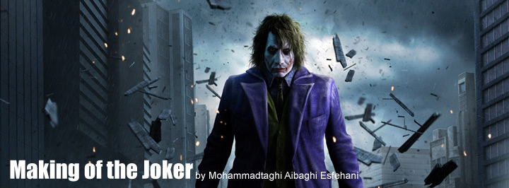 Making of Batman Joker 3D tutorial