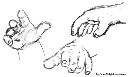 drawing baby hands