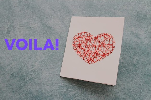 DIY Expensive looking valentines day card