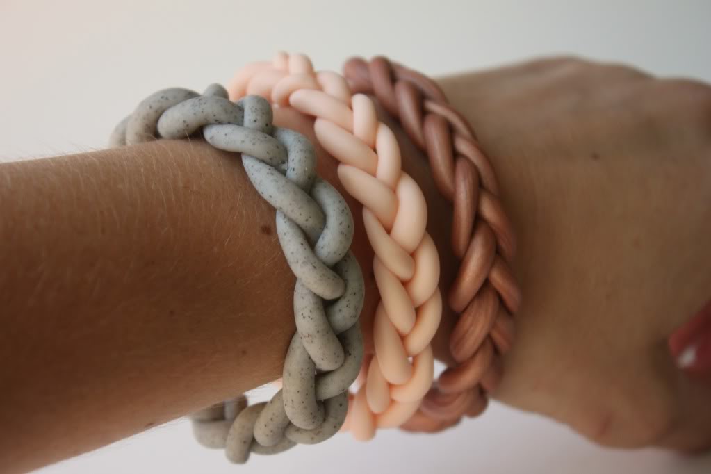 DIY clay bracelets