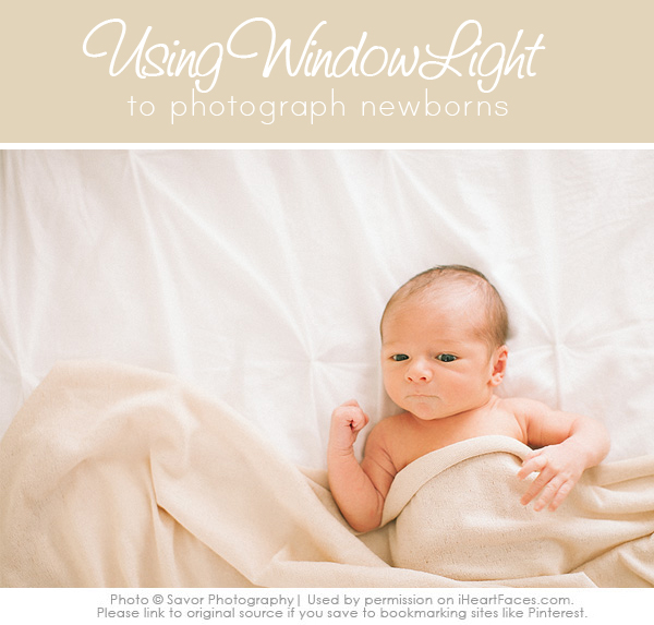 Newborn photography tutorials- using window light