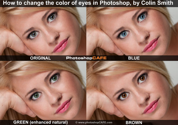 Photoshop Eye Editing-change colour