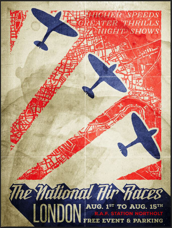 Brilliant Poster Designing Tutorials- gritty vintage poster